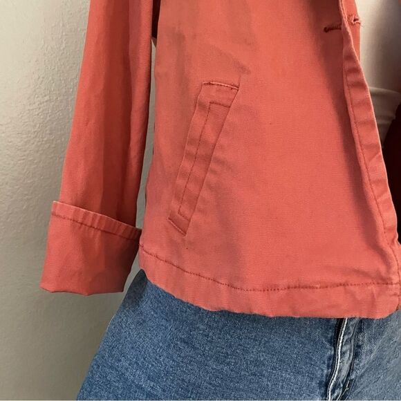 Orange One Button Jacket - Picture 2 of 5